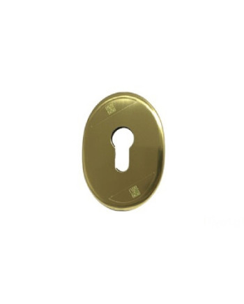 Mostrina Mottura in ottone lucido per porta blindata