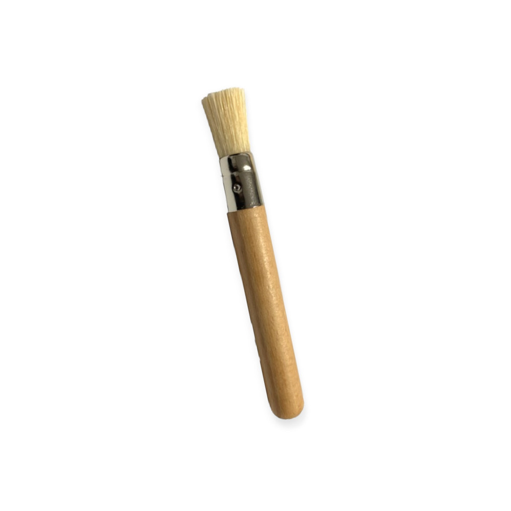 Pennello per stencil e decori n. 8 (mm. 14) manico in legno