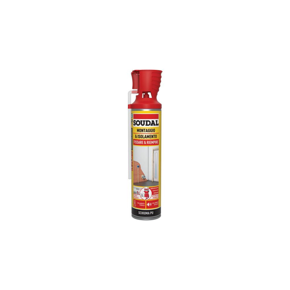 Schiuma poliuretanica Soudal Genius gun 600 ml.