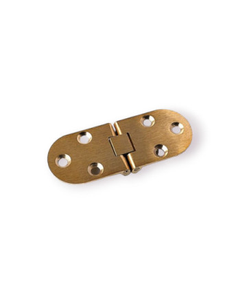 Cerniera biscotto in ottone fresato con fermo