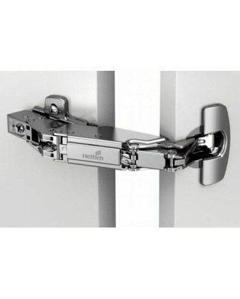 Cerniera Hettich Sensys con ammortizzatore 165¡ completa di basetta