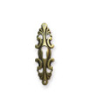 Bocchetta in zama per mobile - mm. 84x26 - antica firenze