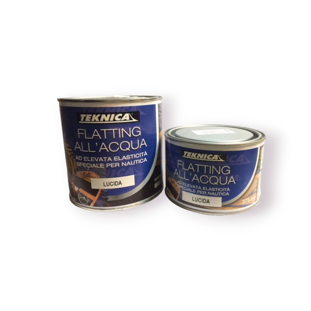 Flatting Teknica all'acqua trasparente lucido