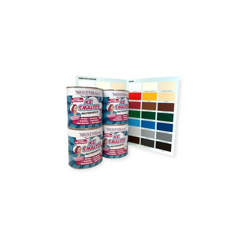 Ke smalto Novecento Paint all'acqua ml. 750 lucido