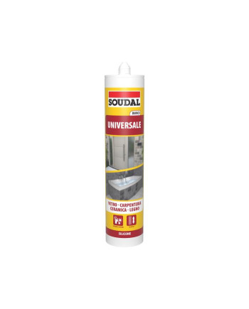 Silicone acetico soudal multiuso universale - cartuccia ml. 280