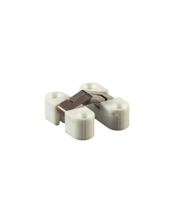 Cerniera Ceam invisibile nylon bianco incasso mm. 11x33