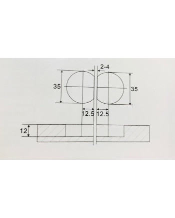 Cerniera per ribalta d. 35 mm alta qualità